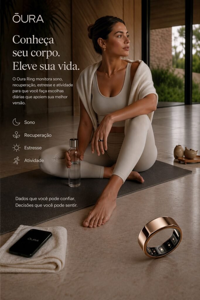 Oura Ring 4 — anel inteligente de monitoramento de saúde