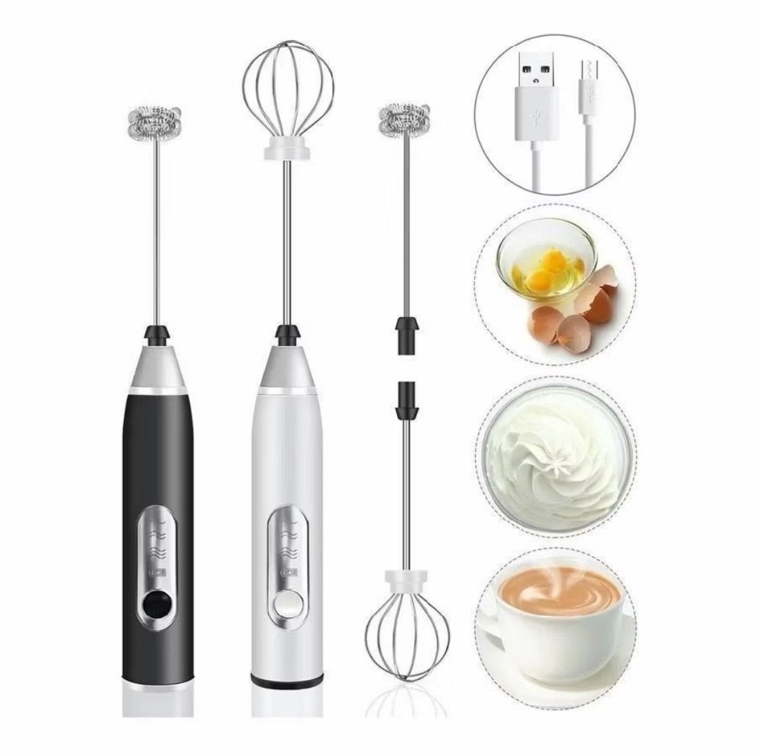 Batedor Mixer Elétrico Café Leite 2em1