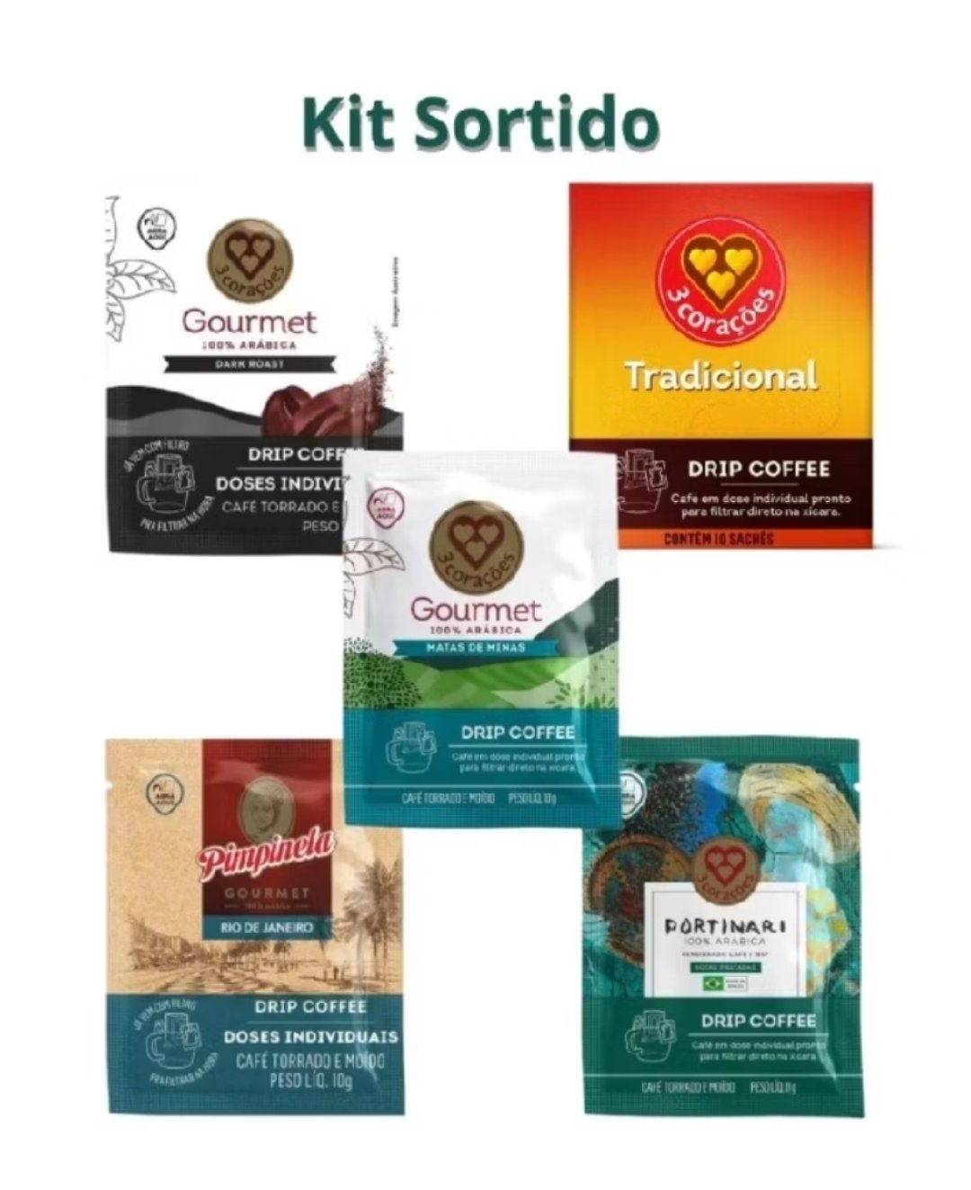 Café Dripp Coffee Sachê Três Corações