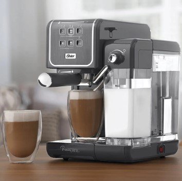 cafeteira Oster PrimaLatte Touch Screen versão premium