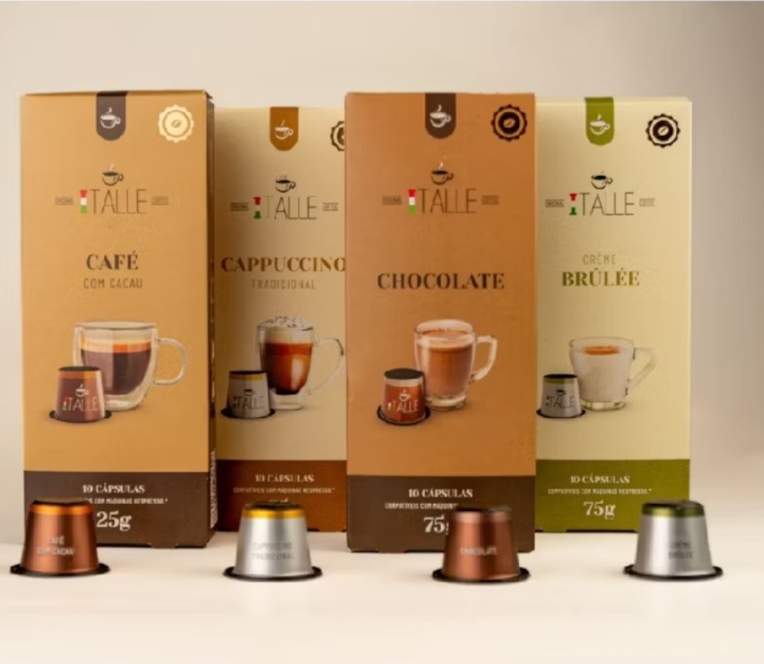 Cápsula Nespresso Chocolate Cappuccino Cacau Italle