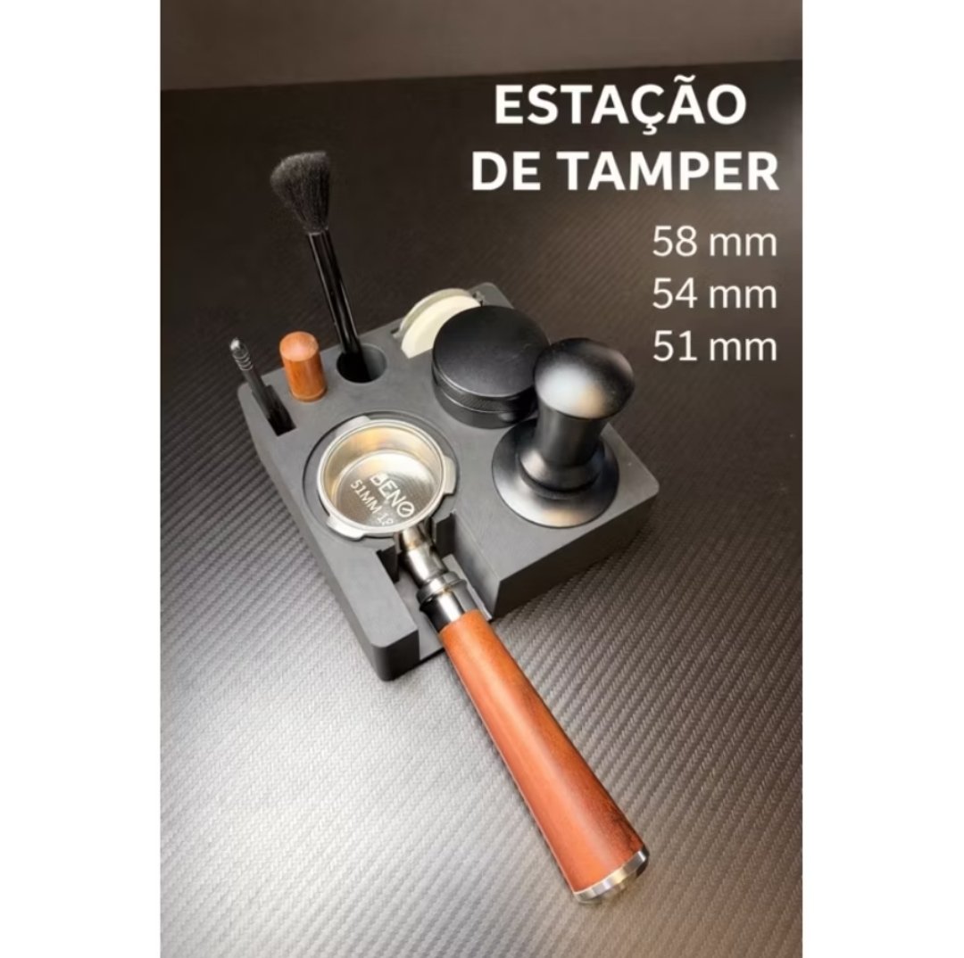 Estação de Tamper Café Espresso 51 54 58mm