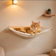 loja pet para gatos rede cama parede suspensa