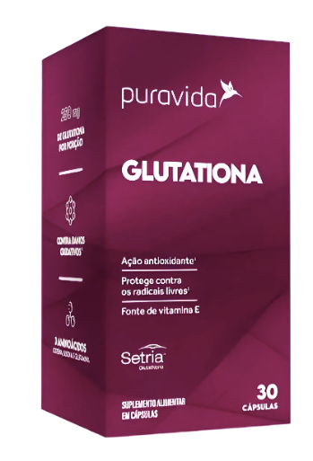 loja wellness glutationa com vitamina 30 cápsulas sem sabor Puravida