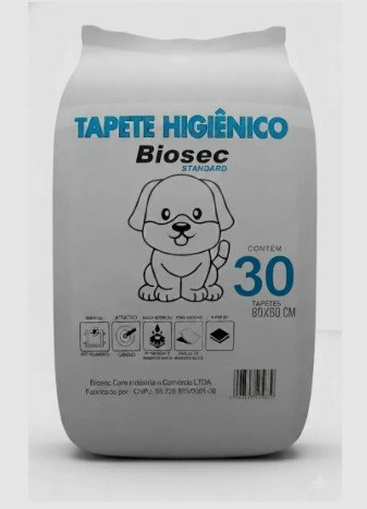 loja pet para cães tapete higiênico biosec 80x60 30 unidades