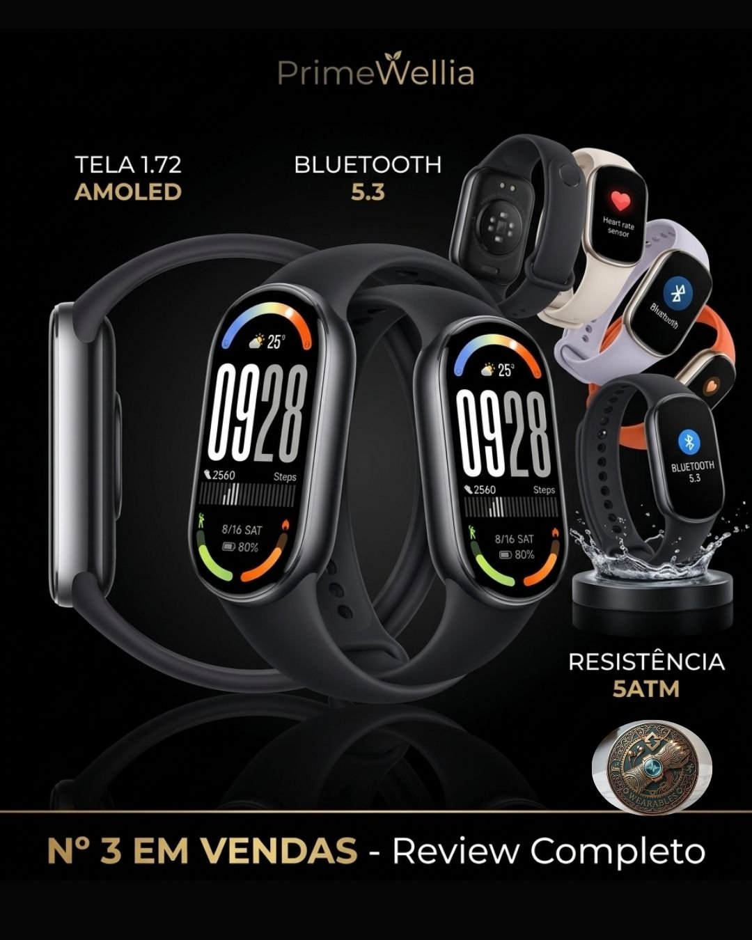 Xiaomi Smart Band 10 pulseira fitness AMOLED