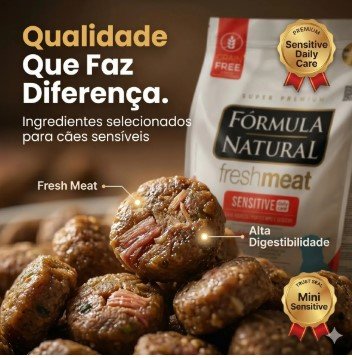 loja pet ração fórmula natural sensitive cordeiro mini 10kg