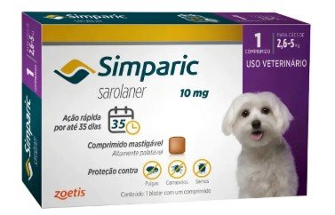 loja pet farmácia simparic antiparasitário contra pulgas